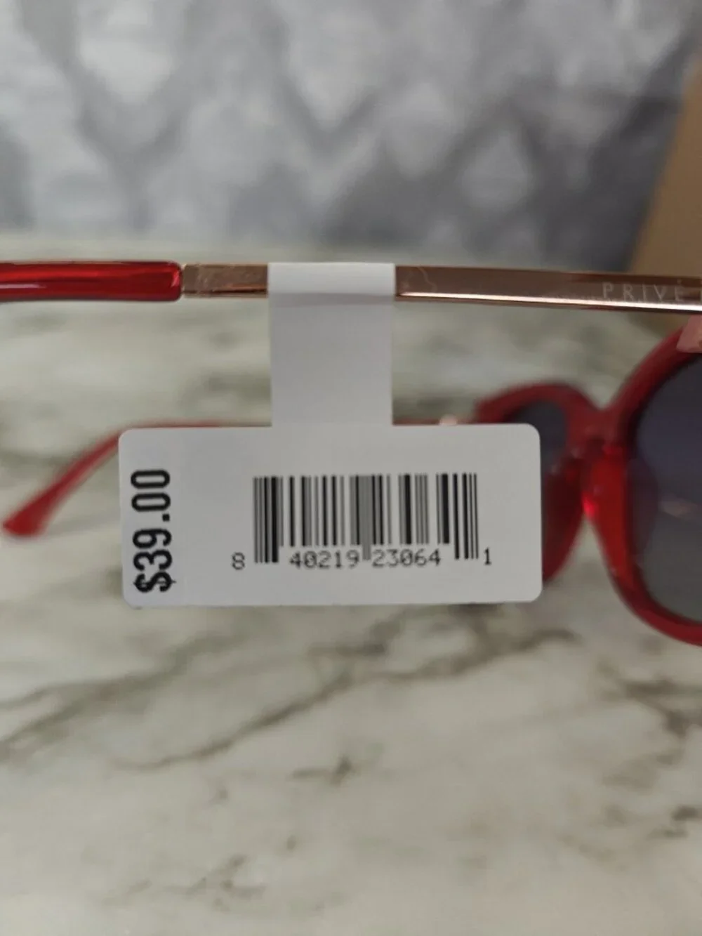 PRIVÉ REVAUX Rx’able Polarized Sunglasses, To Collins, Red, Cat Eye, 52-20-142